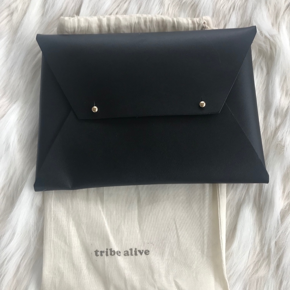 Tribe Alive Leather Clutch